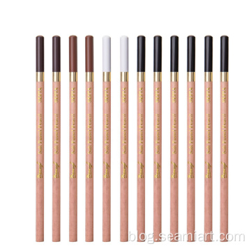 12PCS/4 Color Charcoal Colored Soft Pastel Drawing Pencils
